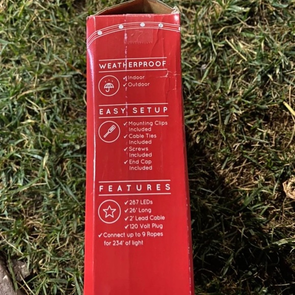 Red Super Bright Expandable Rope Light - Picture 3 of 3